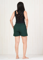 Women's Bottle Green Shorts