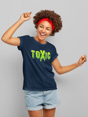 Toxic Cotton Unisex Navy Blue Tshirt