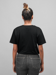 Stay Weird Cotton Unisex Black Tshirt