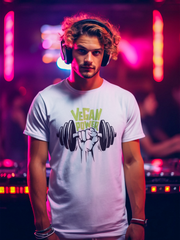 Vegan Power Cotton Unisex White Tshirt