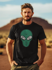Stay Weird Cotton Unisex Black Tshirt