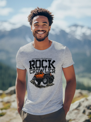 Offroad Adventure Cotton Unisex Grey Melange Tshirt