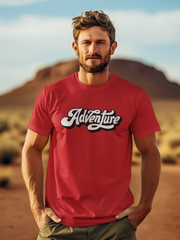 Adventure Cotton Unisex Red Tshirt