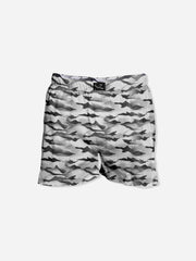 Camouflage Military Grey Printed Mens Boxer Shorts