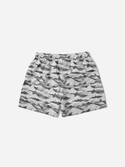 Camouflage Military Grey Printed Mens Boxer Shorts