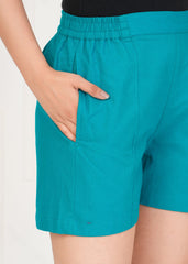 Women's Dark Turquoise Shorts