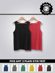 Choose any 2 - Tank Top Solid