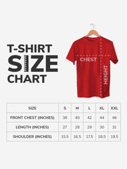 Never Give Up Cotton Unisex Red Tshirt