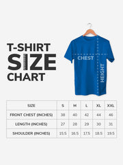 Action Speak Louder Than Words Cotton Unisex Royal Blue Tshirt