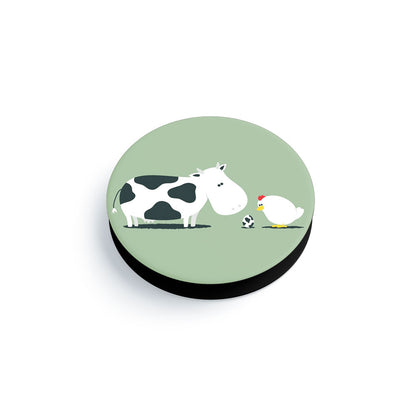 Cow Hen Cartoon Mobile Phone Handle