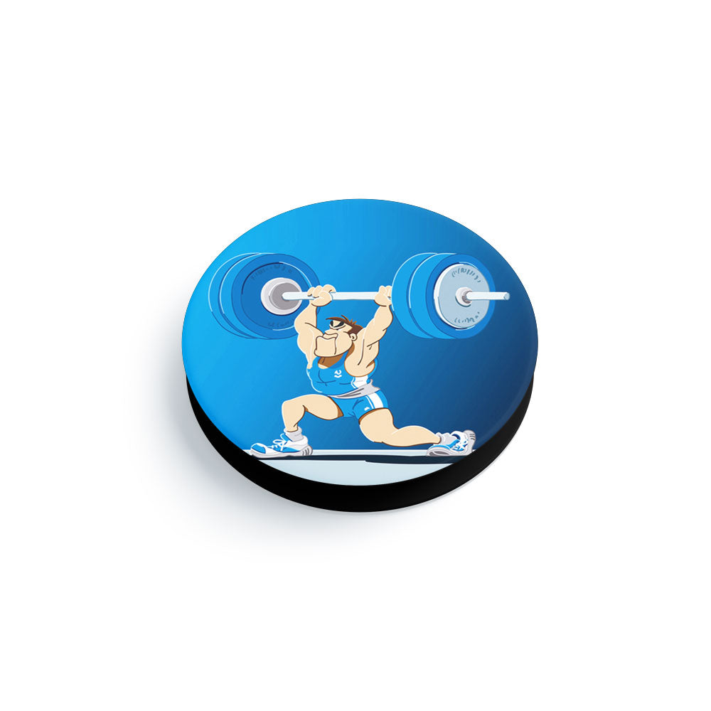 Gym Weight Lifter Mobile Phone Handle