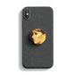 Girl Painting Golden Mobile Phone Handle