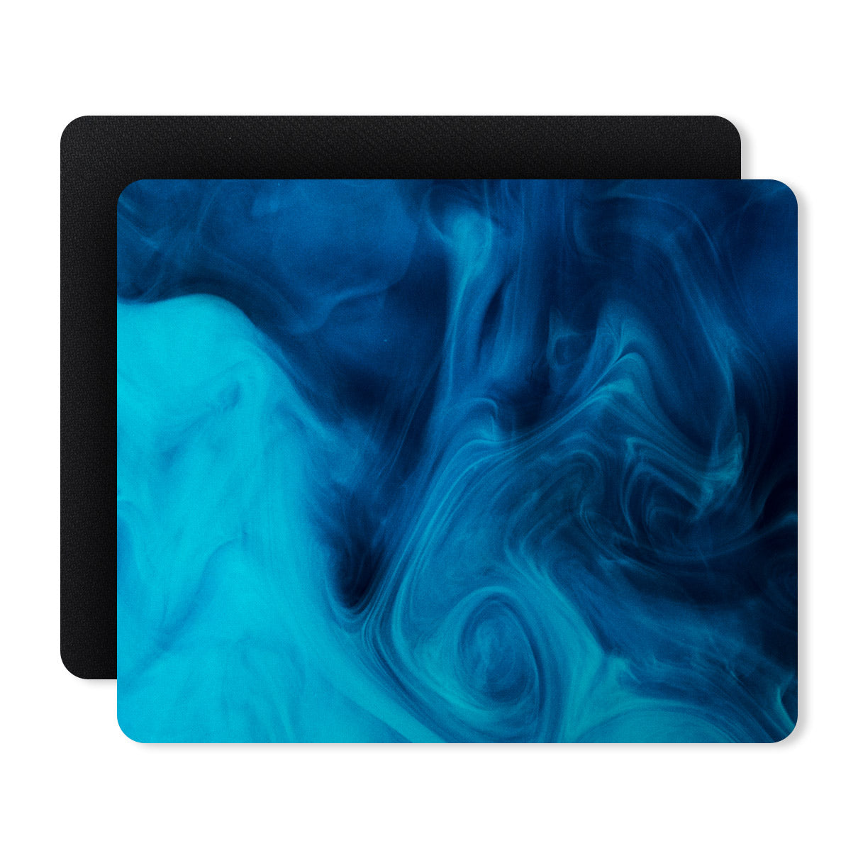 Blue Smoke Designer Printed Premium Mouse pad (9 in x 7.5 in)