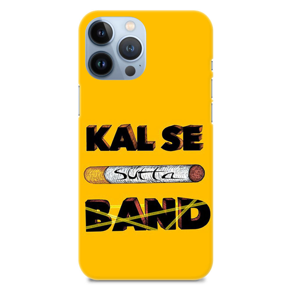 Sutta Band Hindi Typography Designer Hard Mobile Case