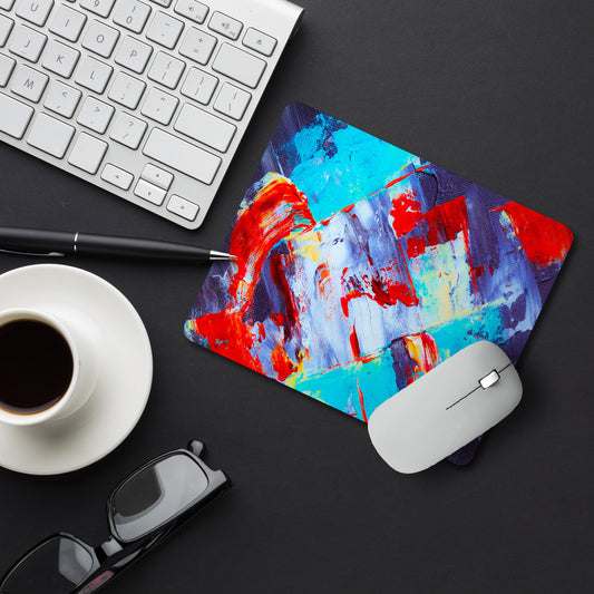 Painted Colors Designer Printed Premium Mouse pad (9 in x 7.5 in)