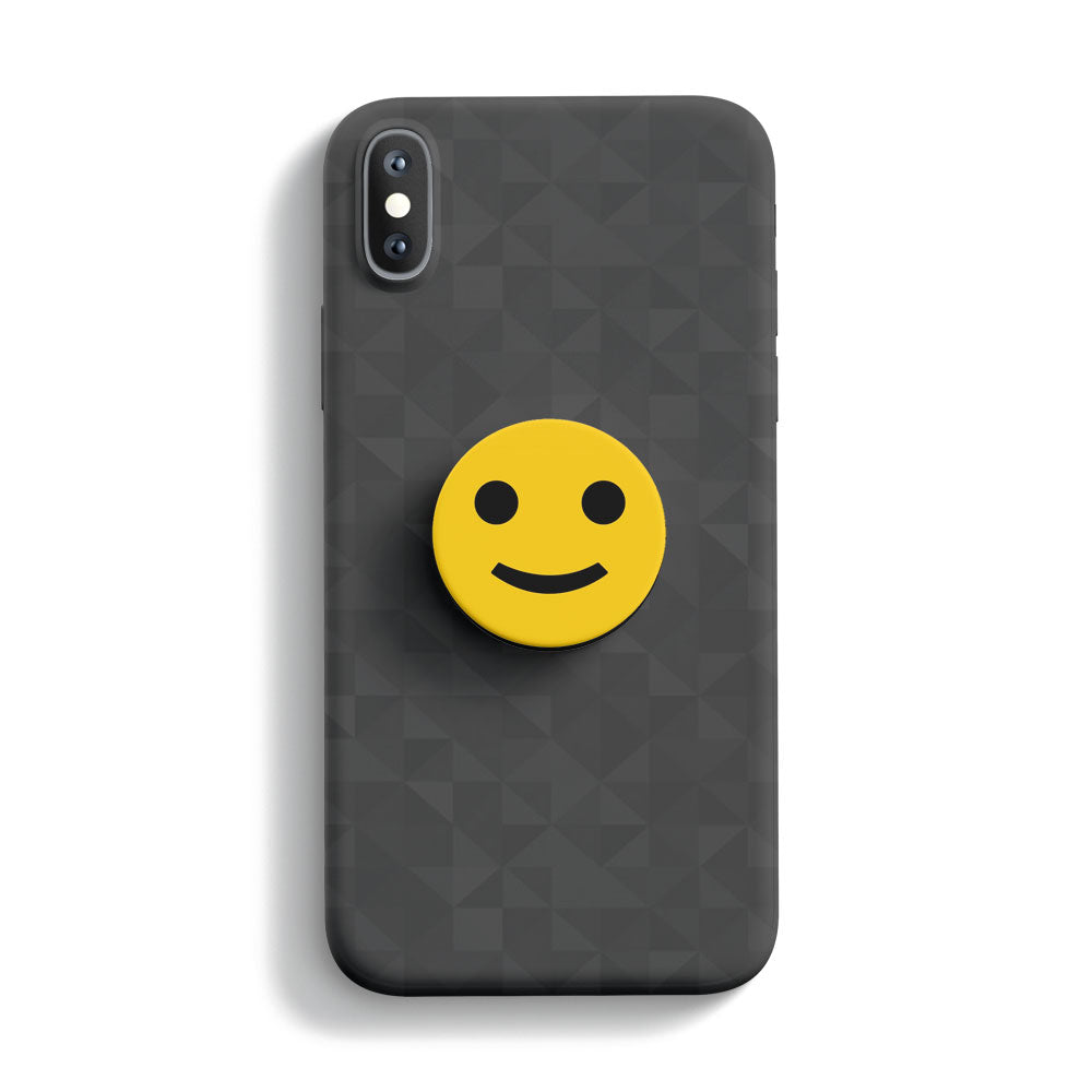Yellow Smiley Mobile Phone Handle