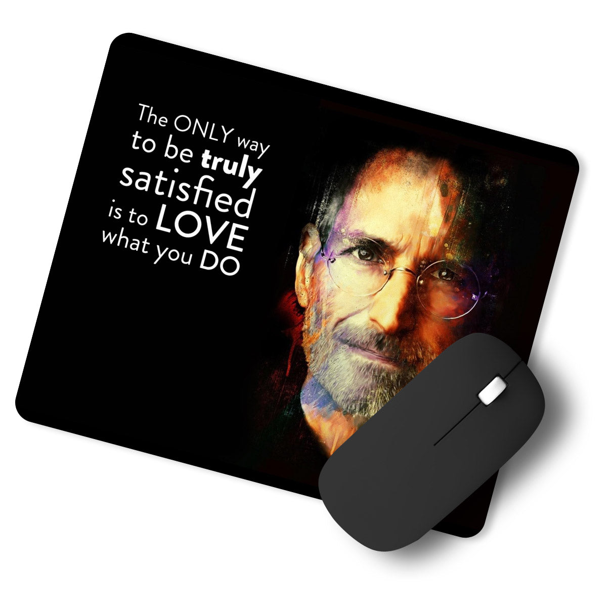 Steve Quotes Designer Printed Premium Mouse pad (9 in x 7.5 in)