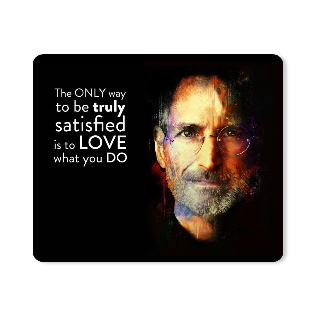 Steve Quotes Designer Printed Premium Mouse pad (9 in x 7.5 in)