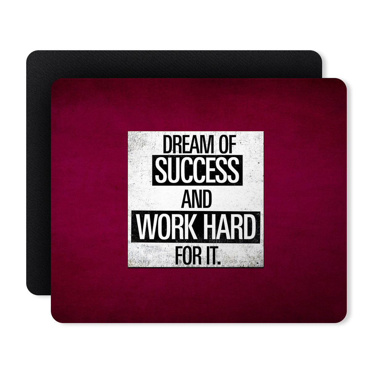 Success Quotes Designer Printed Premium Mouse pad (9 in x 7.5 in)