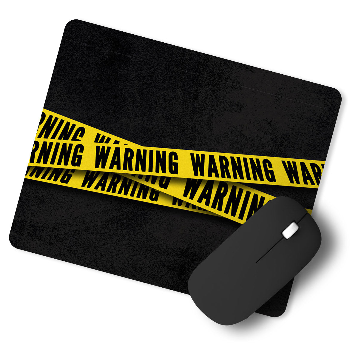 Warning Stripes Designer Printed Premium Mouse pad (9 in x 7.5 in)