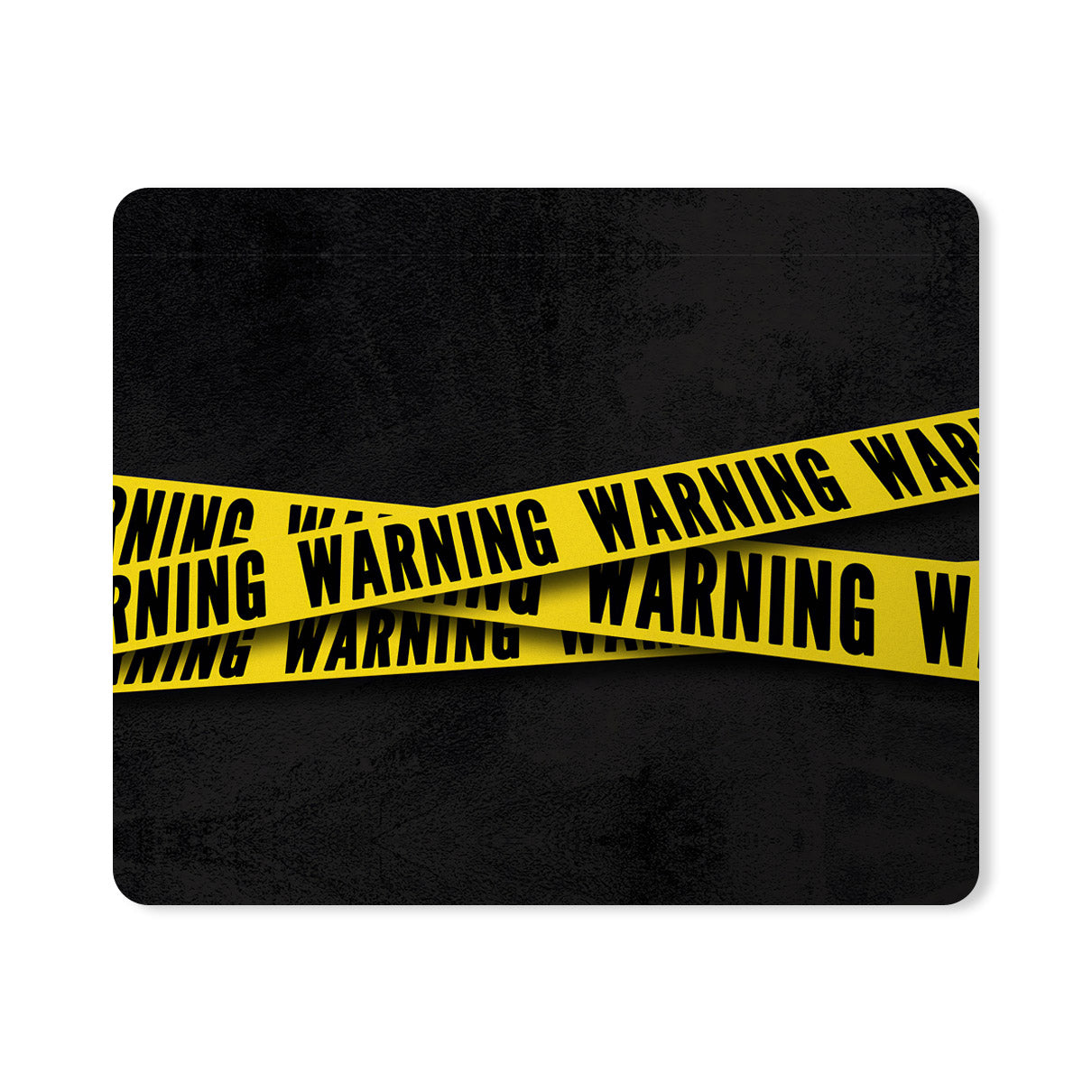 Warning Stripes Designer Printed Premium Mouse pad (9 in x 7.5 in)
