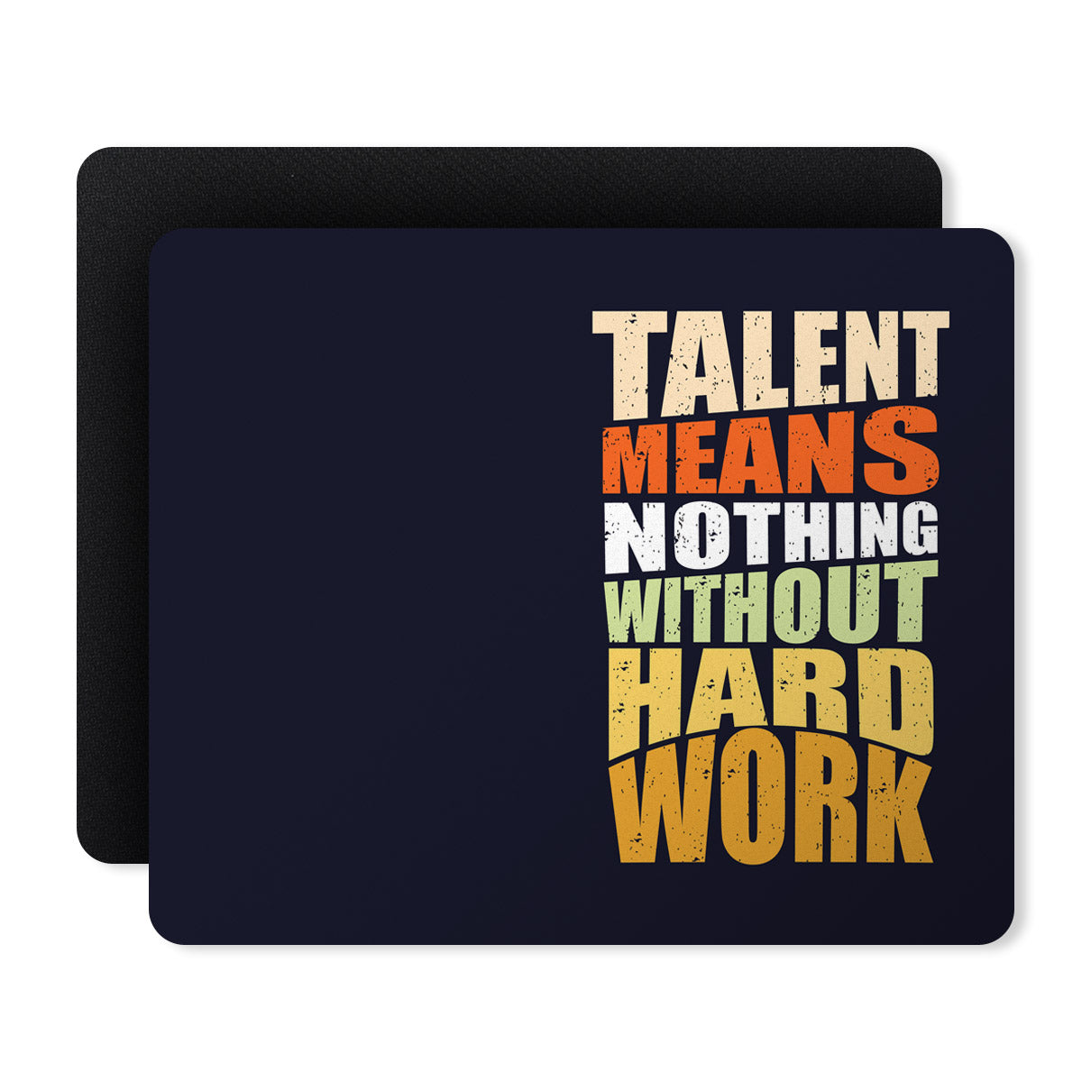 Hardwork Quotes Designer Printed Premium Mouse pad (9 in x 7.5 in)