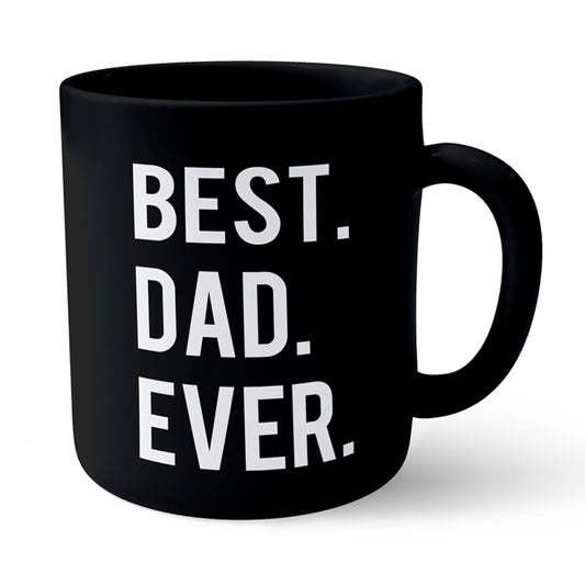 Best Dad Ever Noun - Black Ceramic Mug