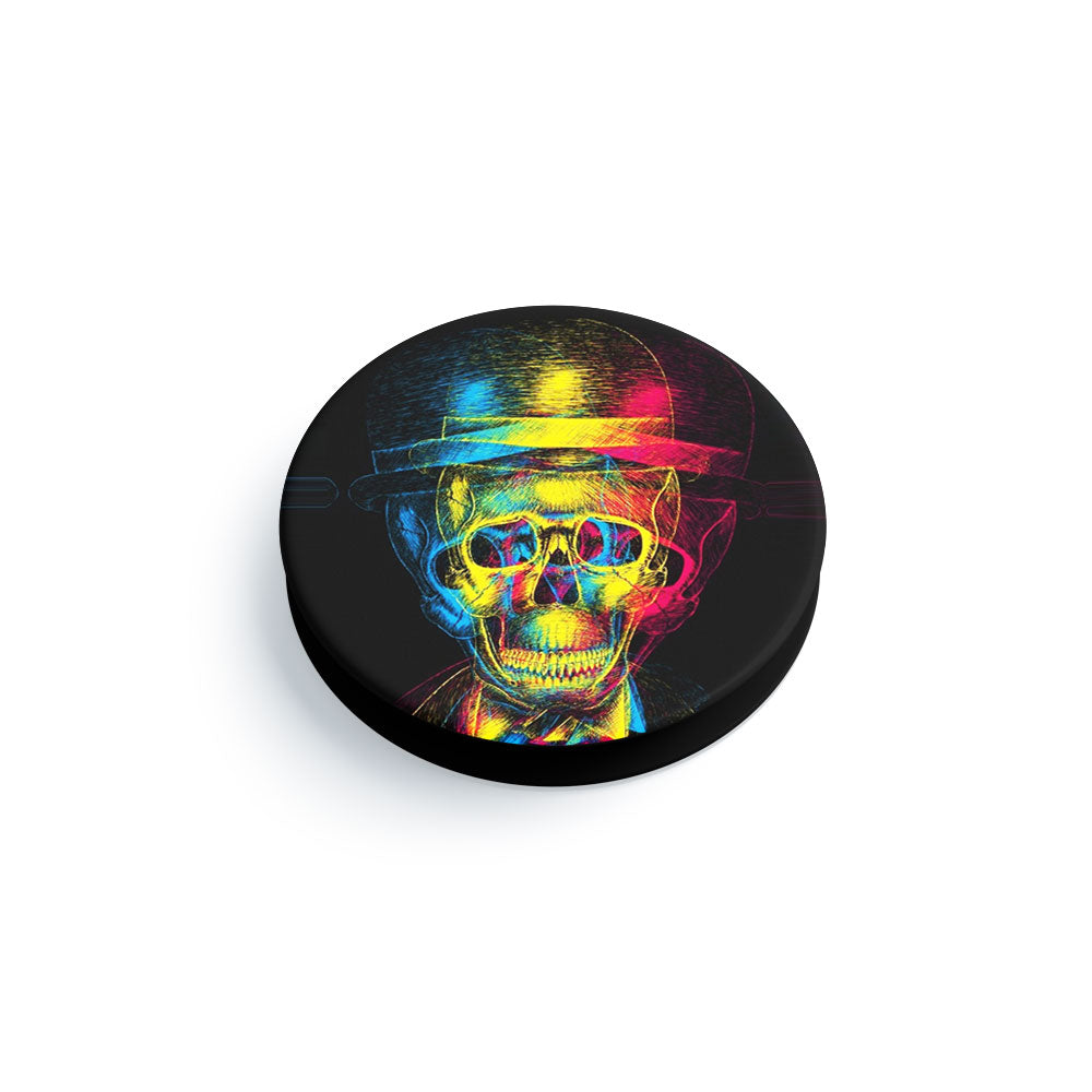 Skull Colorful Mobile Phone Handle