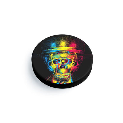 Skull Colorful Mobile Phone Handle