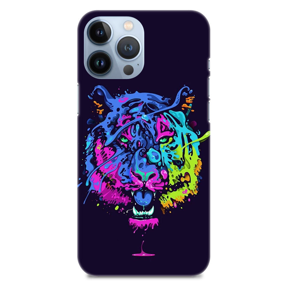 Paint Tiger Colorful Designer Hard Mobile Case