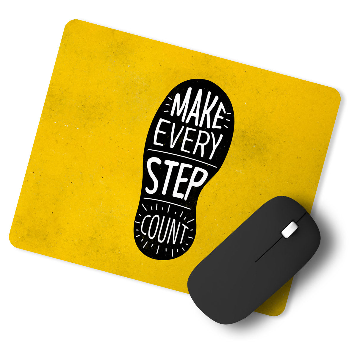 Step Quotes Designer Printed Premium Mouse pad (9 in x 7.5 in)