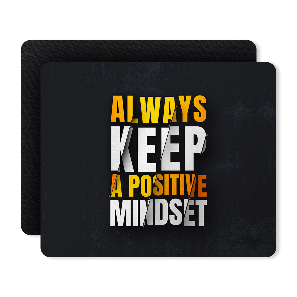 Positive Quotes Designer Printed Premium Mouse pad (9 in x 7.5 in)
