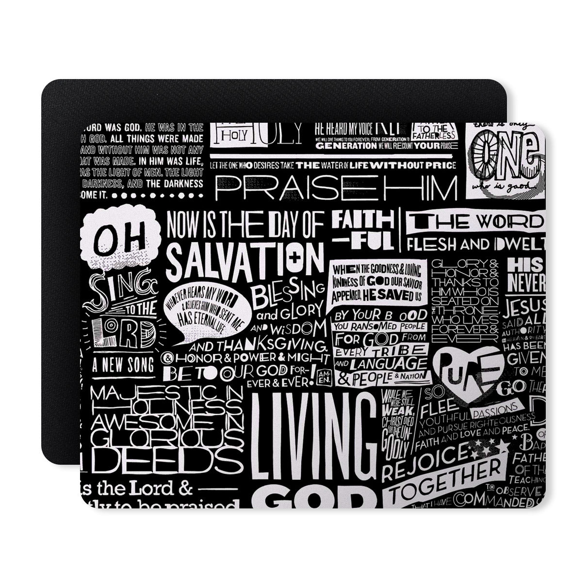 Typography Background Quotes Designer Printed Premium Mouse pad (9 in x 7.5 in)