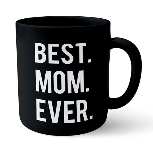 Best Mom Ever Noun - Black Ceramic Mug