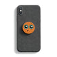Orange Smiley Mobile Phone Handle