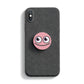 Pink Smiley Mobile Phone Handle