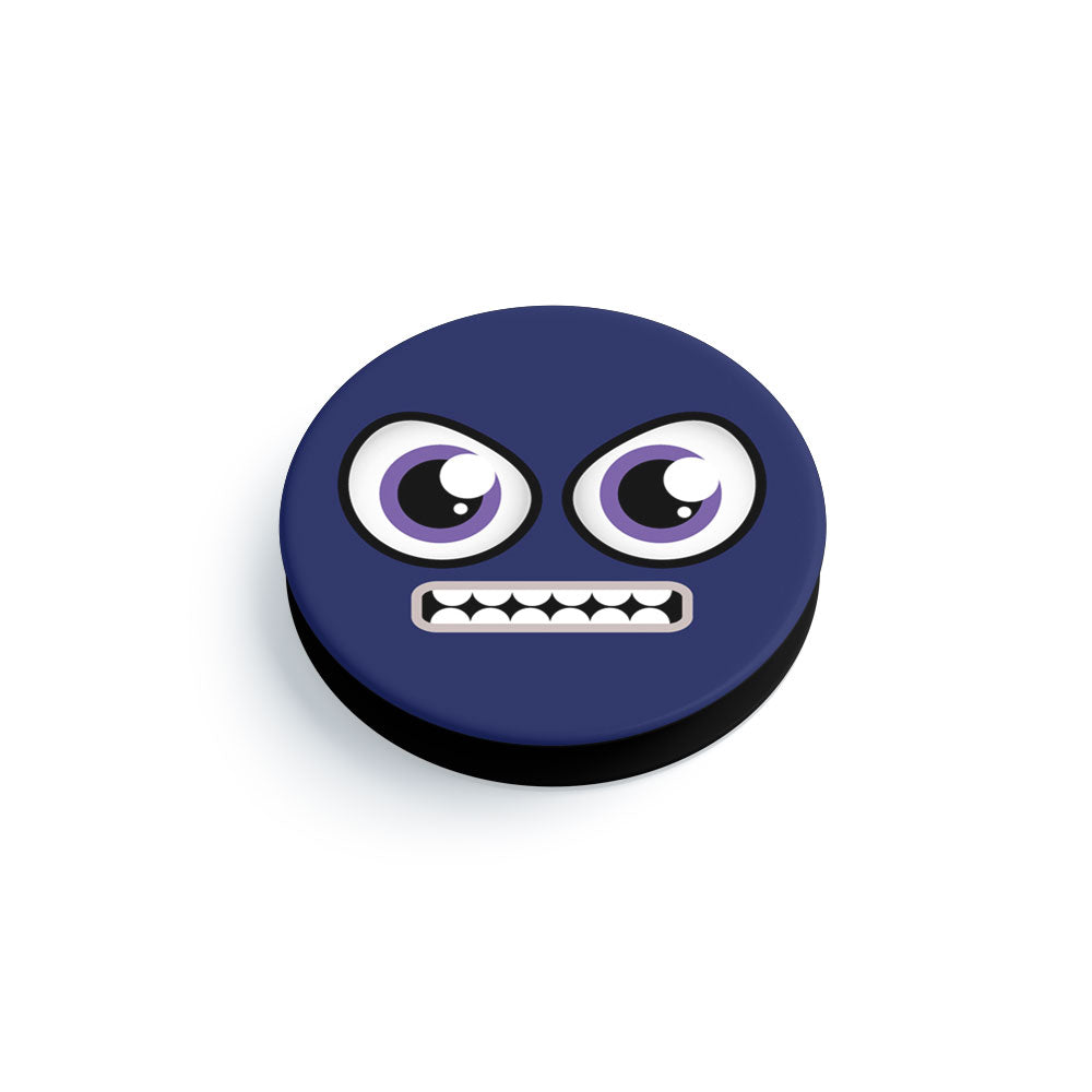 Blue Smiley Mobile Phone Handle