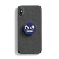 Blue Smiley Mobile Phone Handle