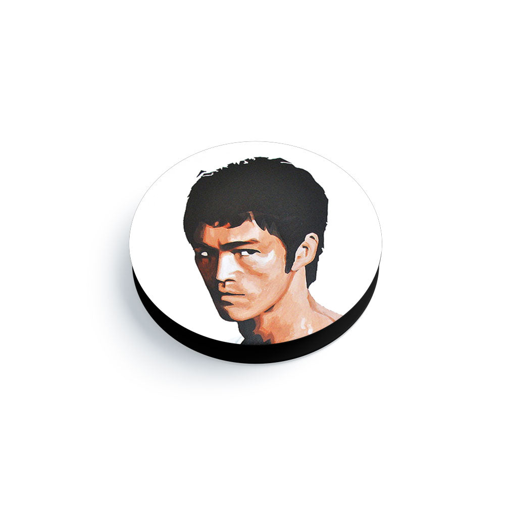 Bruce Lee Face Mobile Phone Handle