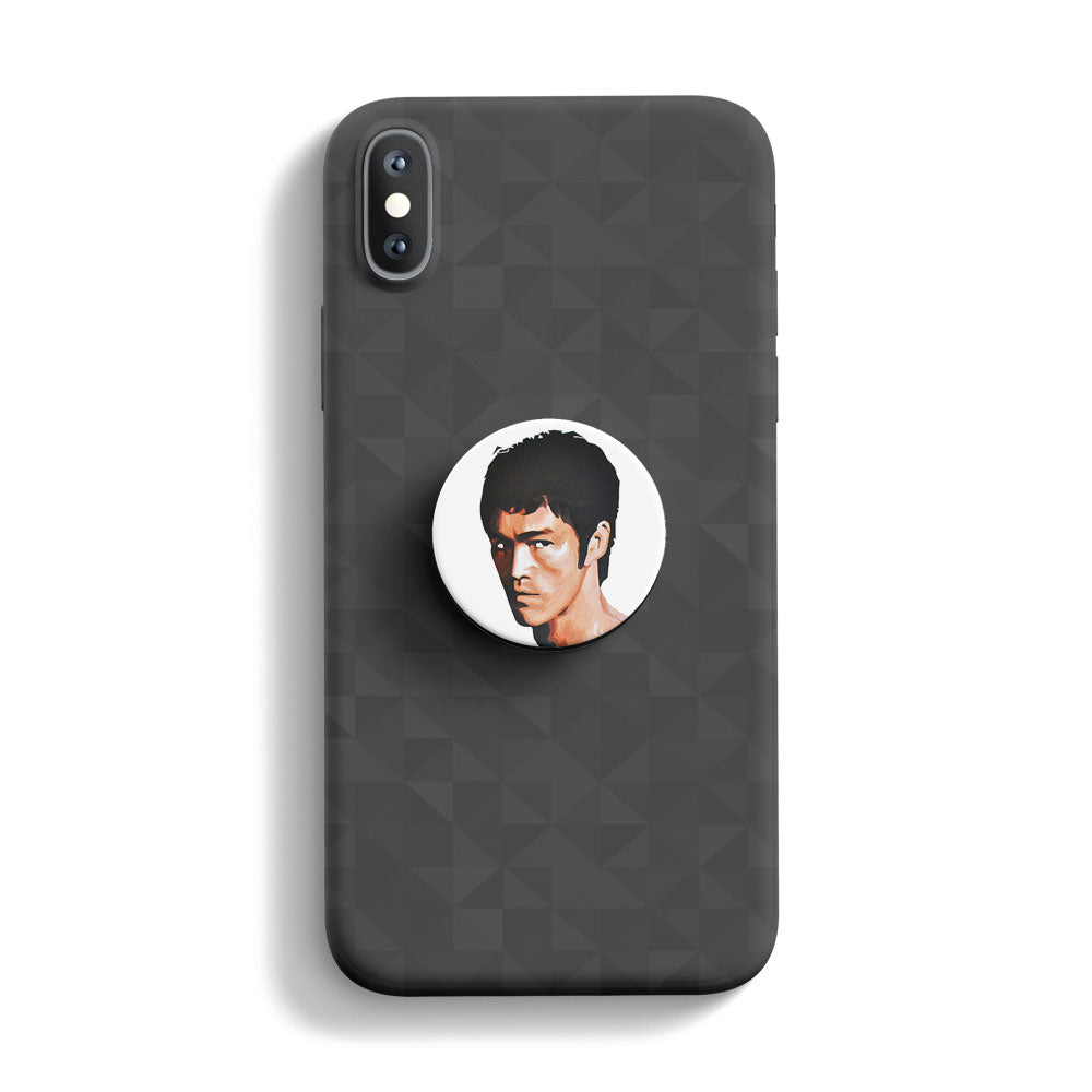 Bruce Lee Face Mobile Phone Handle