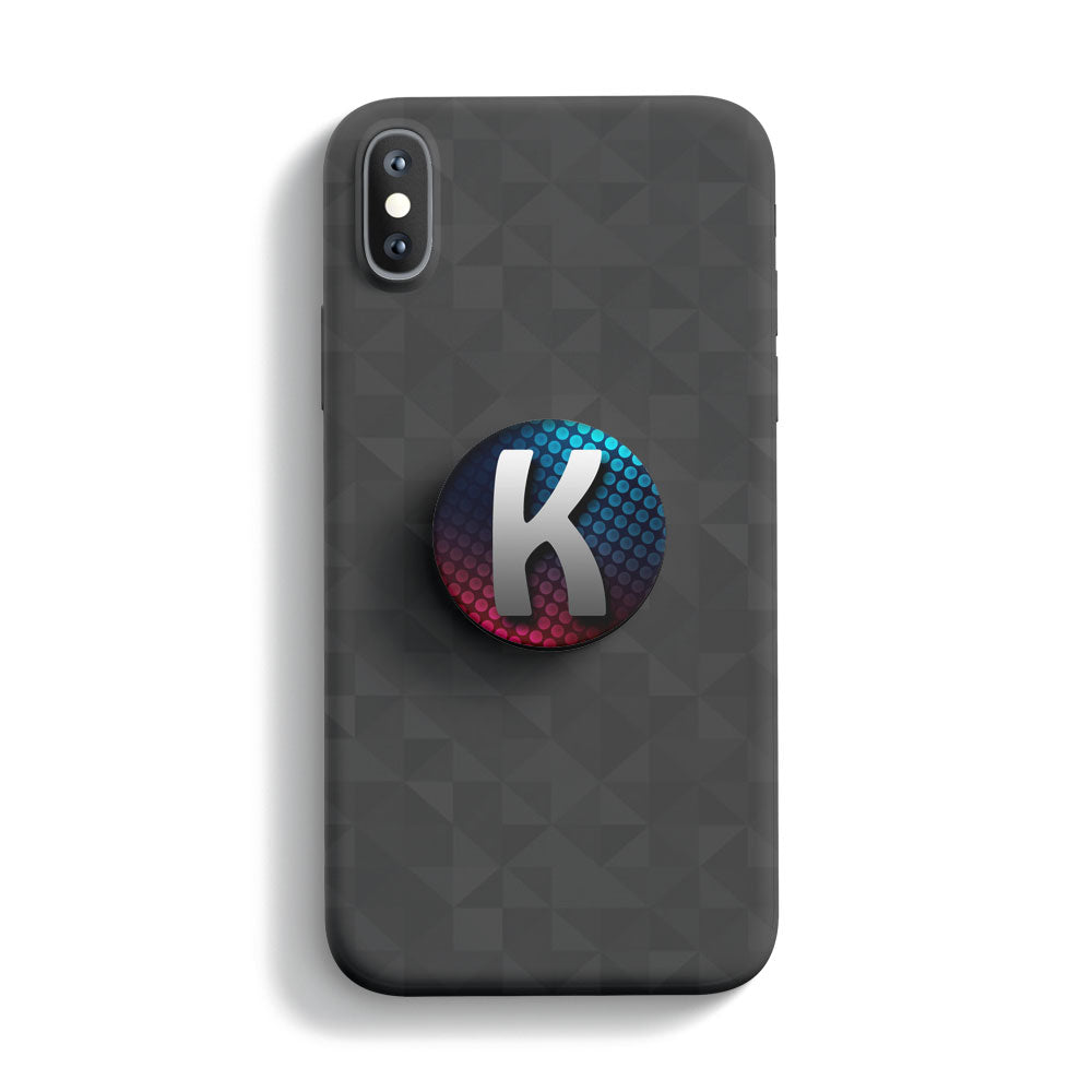 Digital Alphabet K Mobile Phone Handle