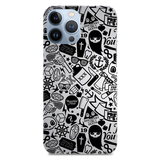 Comic Pattern Designer Hard Mobile Case