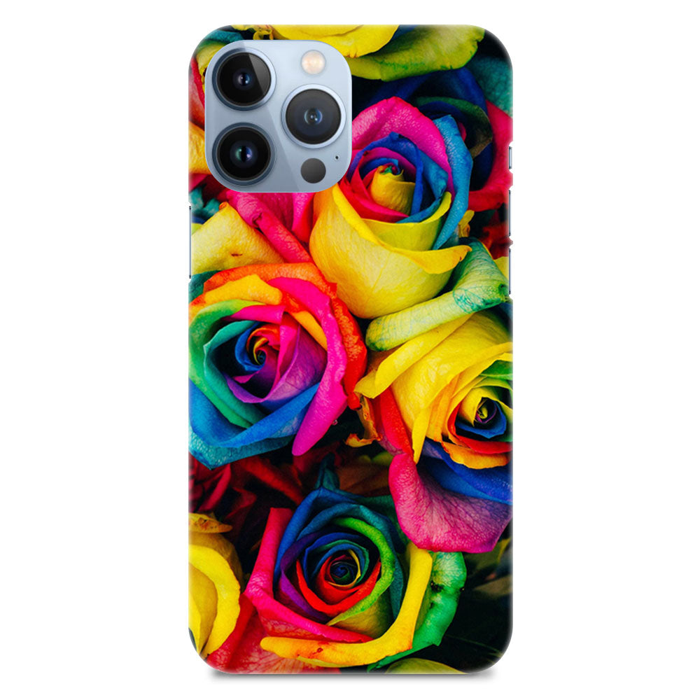 Flower Colorful Rose Designer Hard Mobile Case