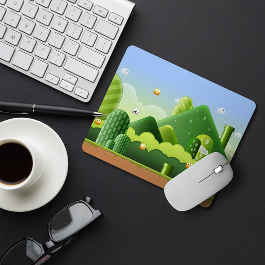 Cartoon Character Background Designer Printed Premium Mouse pad (9 in x 7.5 in)