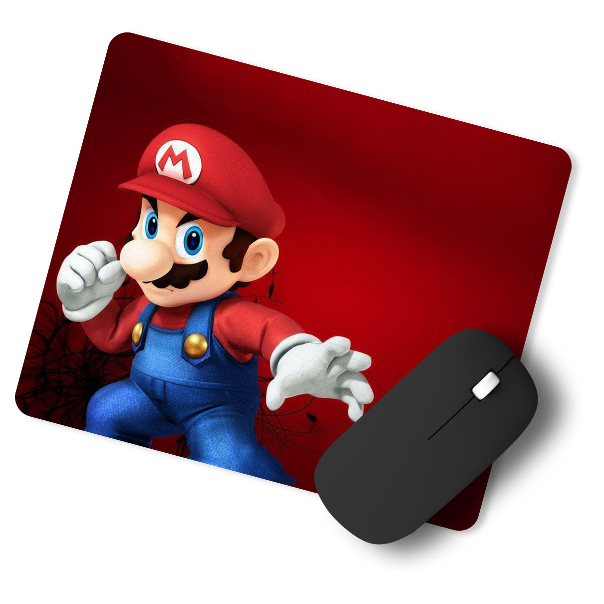 Cartoon Character Fights Designer Printed Premium Mouse pad (9 in x 7.5 in)
