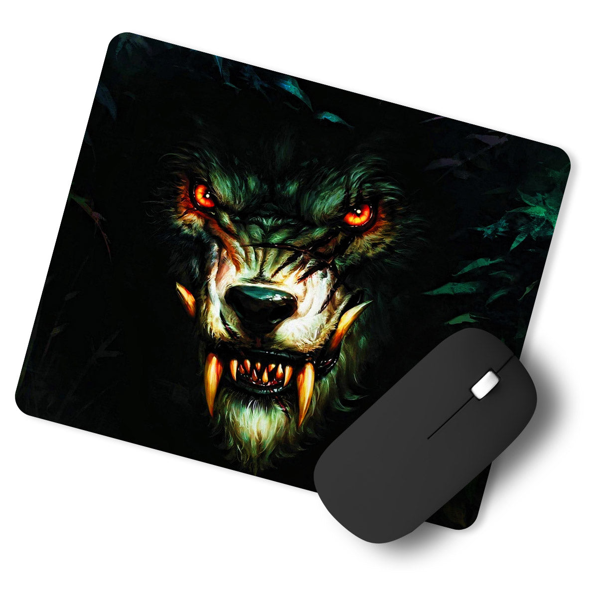 Wolf Designer Printed Premium Mouse pad (9 in x 7.5 in)