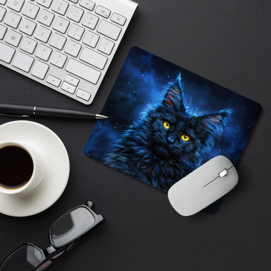 Scary Cat Designer Printed Premium Mouse pad (9 in x 7.5 in)