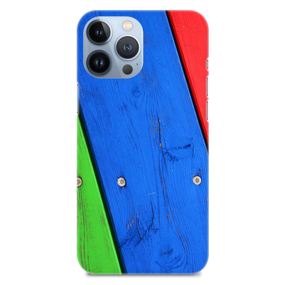 Colorful Wood Pattern Designer Hard Mobile Case