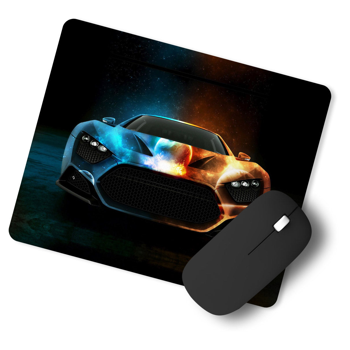 Colorful Car Designer Printed Premium Mouse pad (9 in x 7.5 in)