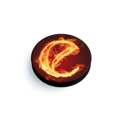 Fire Alphabet E Mobile Phone Handle